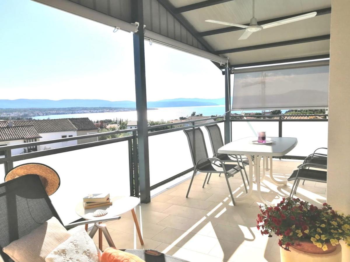 Lovely Sea View House In Malinska Island Krk المظهر الخارجي الصورة