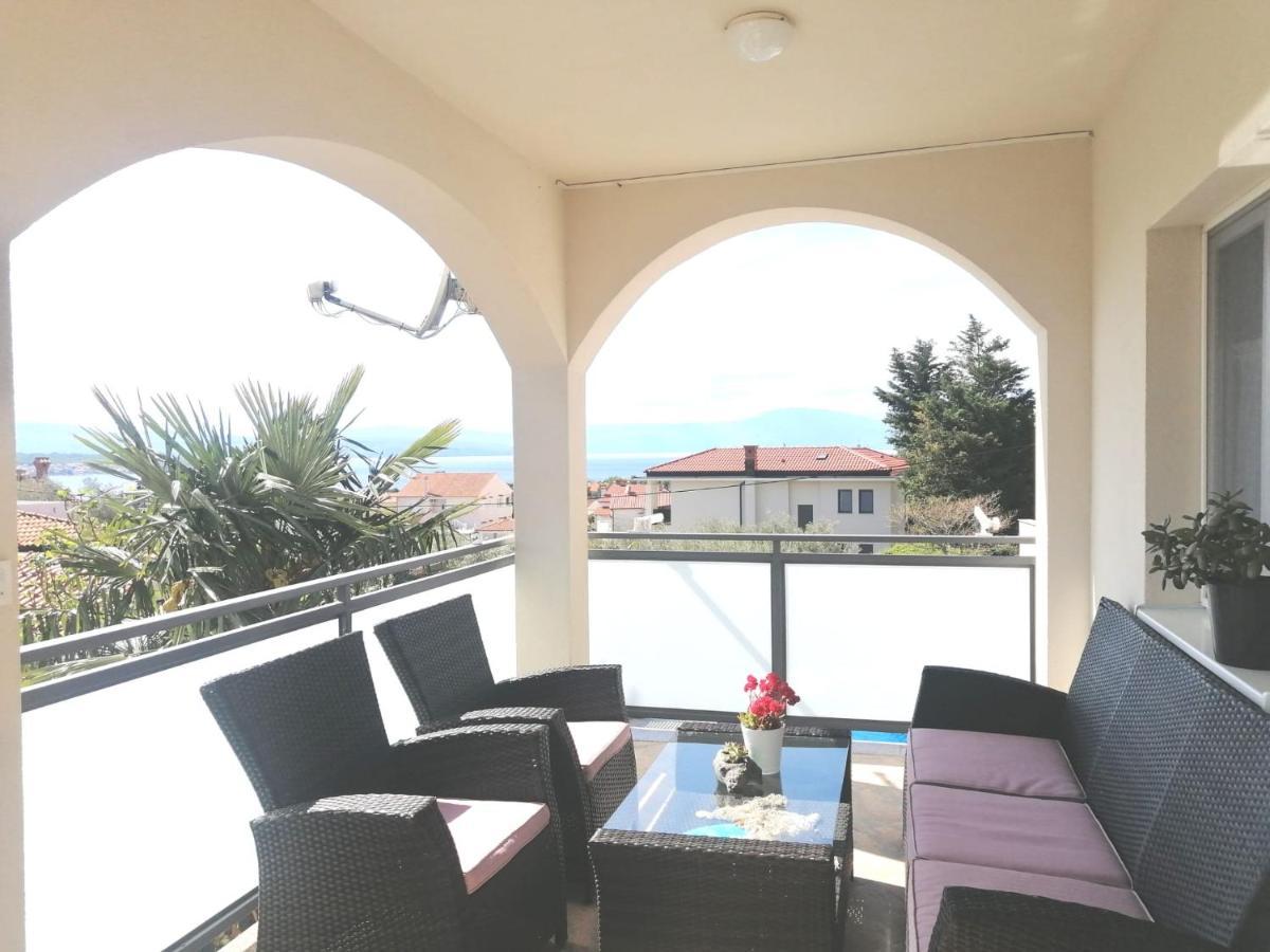 Lovely Sea View House In Malinska Island Krk المظهر الخارجي الصورة